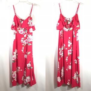 Band of Gypsies Button Front Keyhole Back Dress